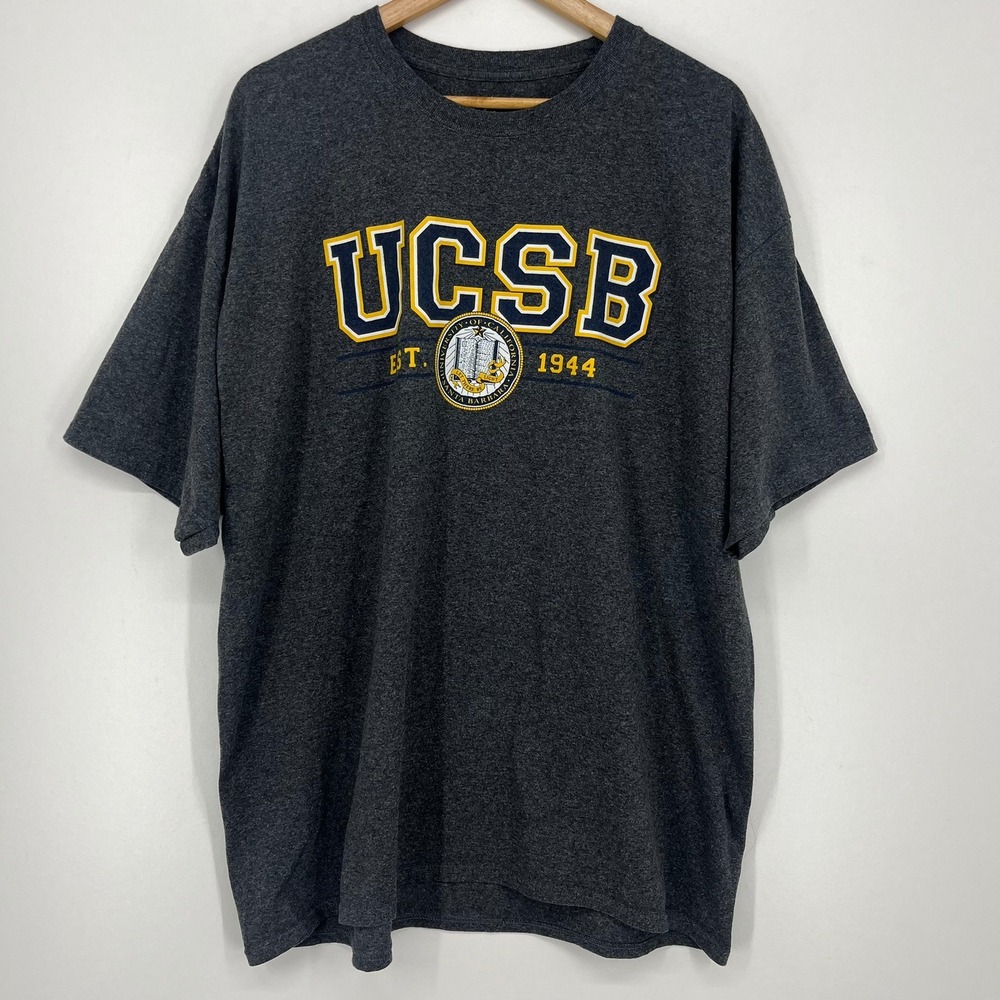 Gear For Sports UCSB University of California Santa Barbara T-Shirt Charcoal 2XL